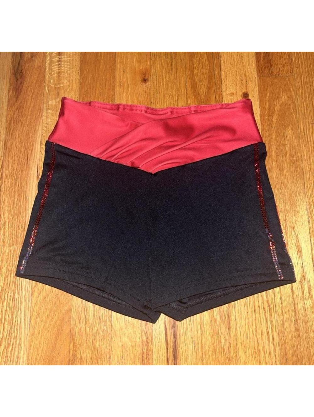 Varsity Women's Black and Multi Shorts